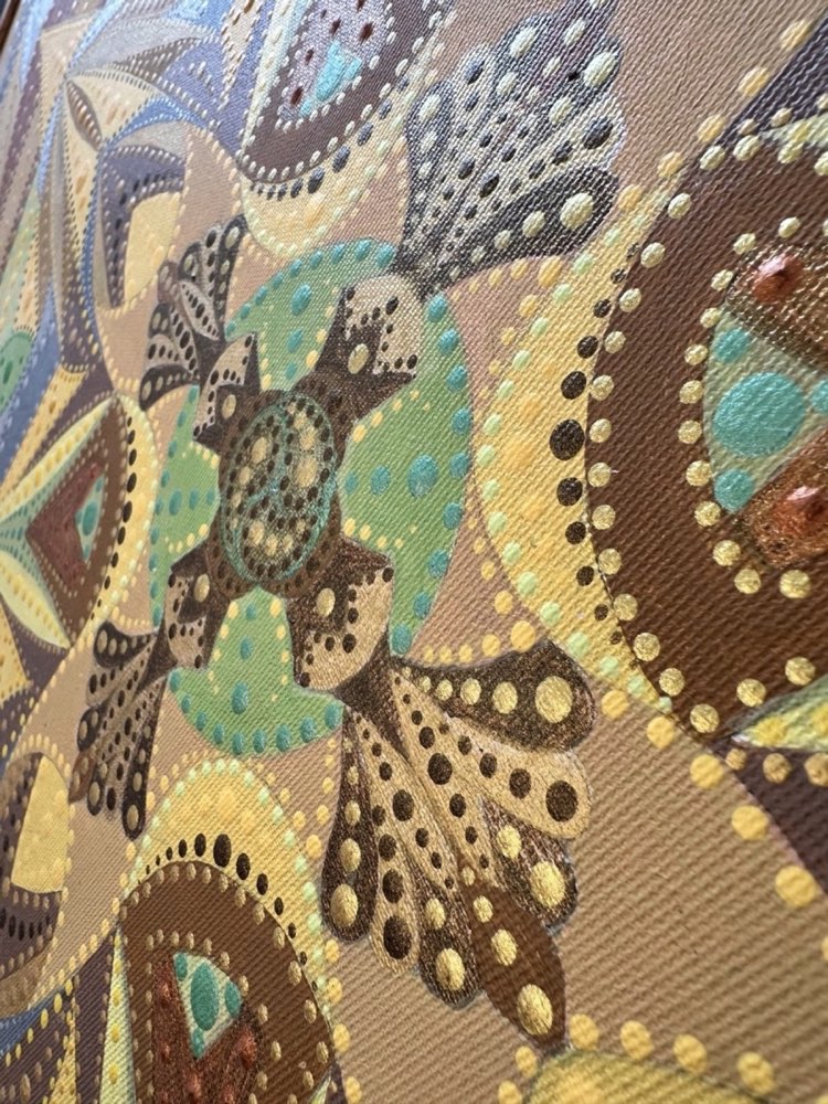 ARYA Mandala relief detail