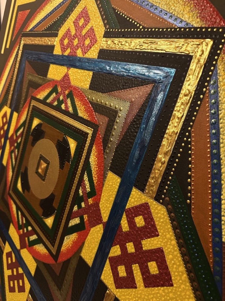 Layered geometric relief in BHUMI Earth