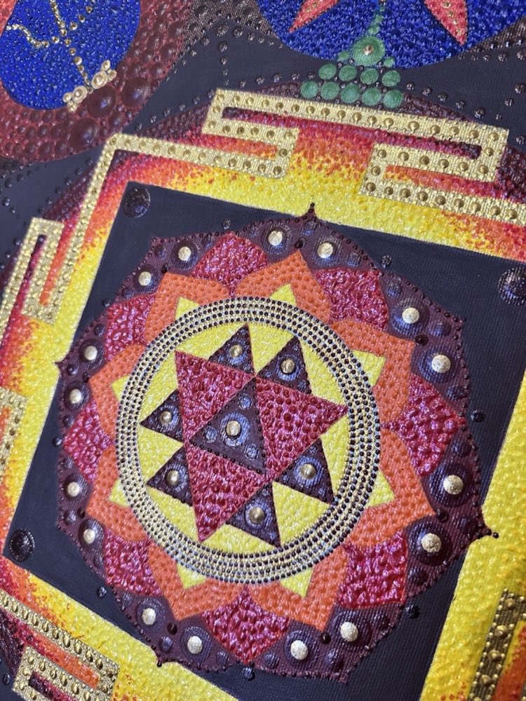 Durga central detail
