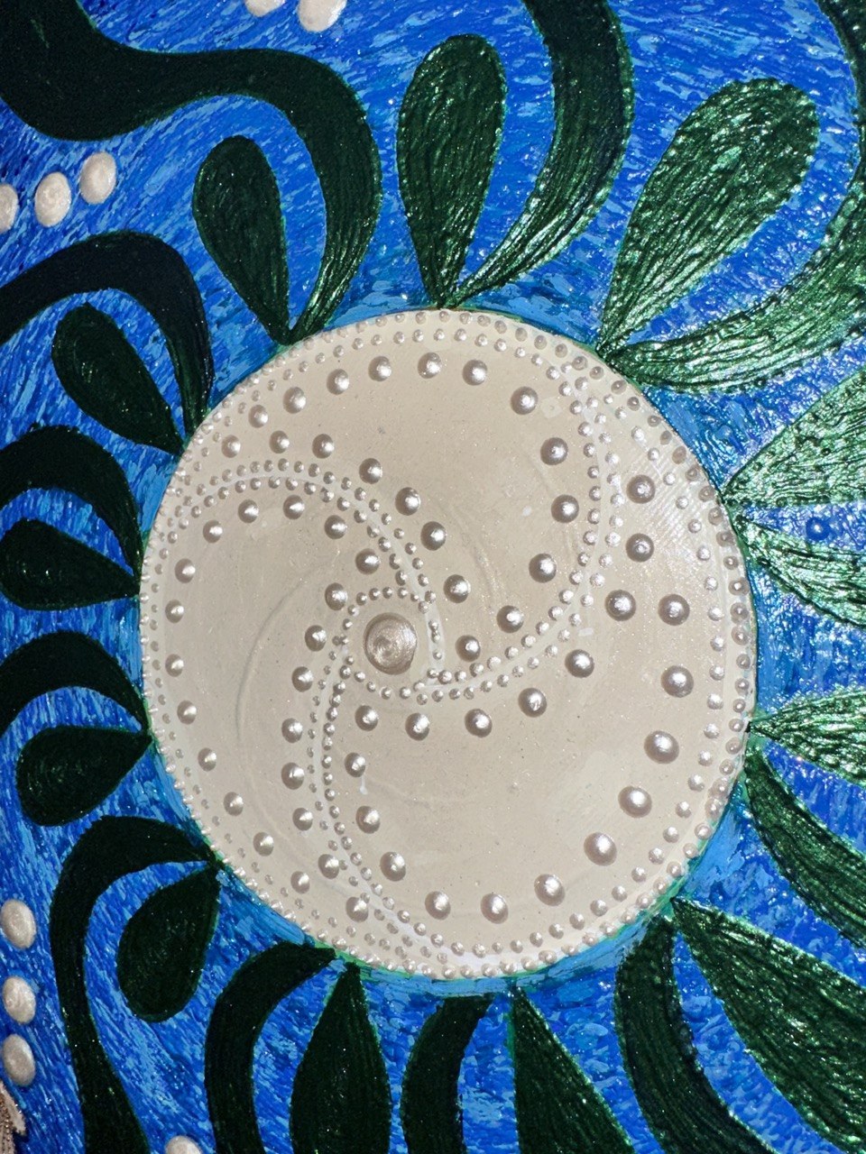 JALA Mandala central relief detail