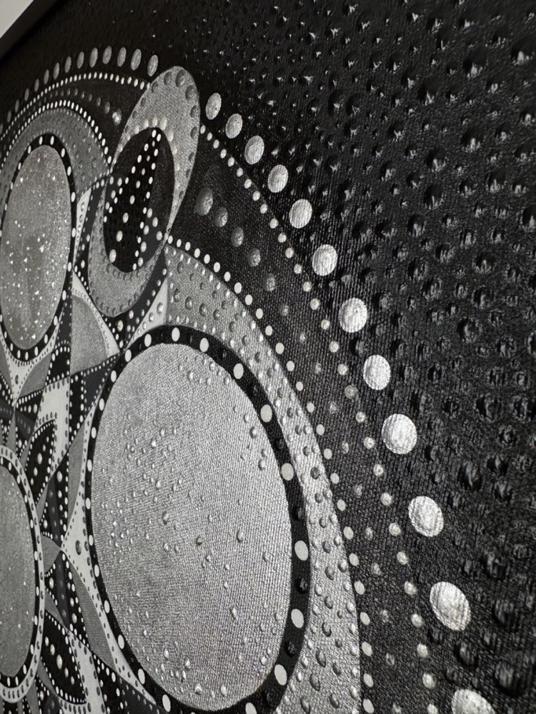 The Secret of the Moon surface viewed at an angle