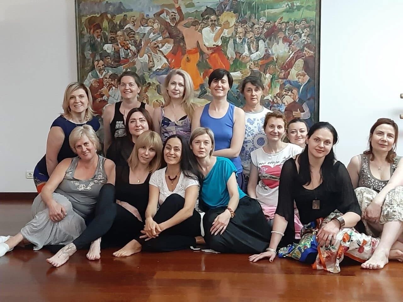 Participants after a Dance of the Five Elements seminar